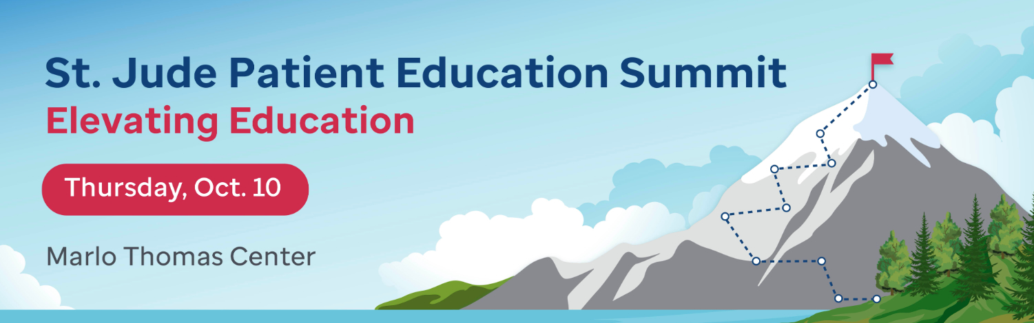 St. Jude Patient Education Summit Banner